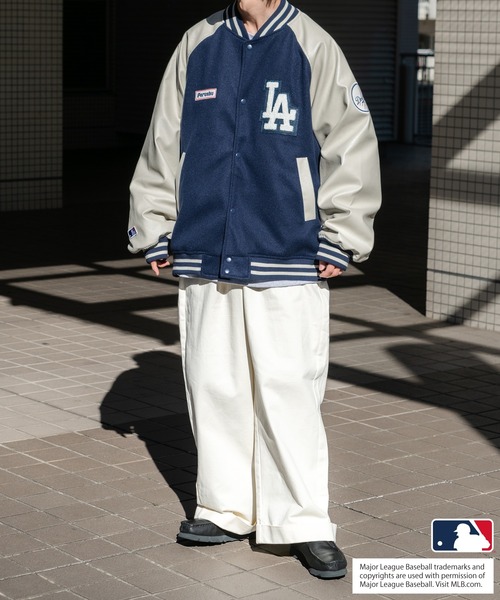 Perushu（ペルーシュ）の「【Perushu×MLB】オーバーサイズスタジャン