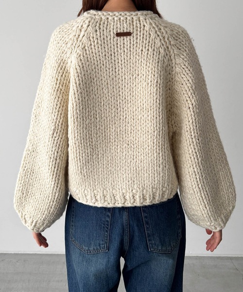 セール】El mar ウール混ローゲージカーディガン（カーディガン/ボレロ