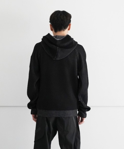 SAN SAN GEAR（サンサンギア）の「SAN SAN GEAR HOODED KNIT（ニット