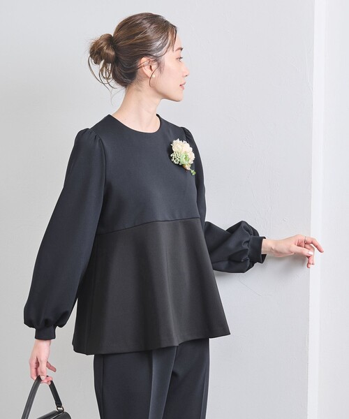 UNITED ARROWS（ユナイテッドアローズ）の「SPONGY ペプラム ブラウス