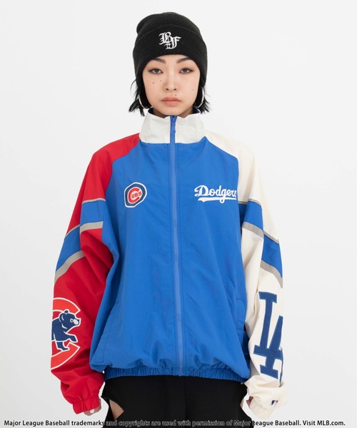MLB東京シリーズ2025 配色ナイロンジャケット ドジャース カブス