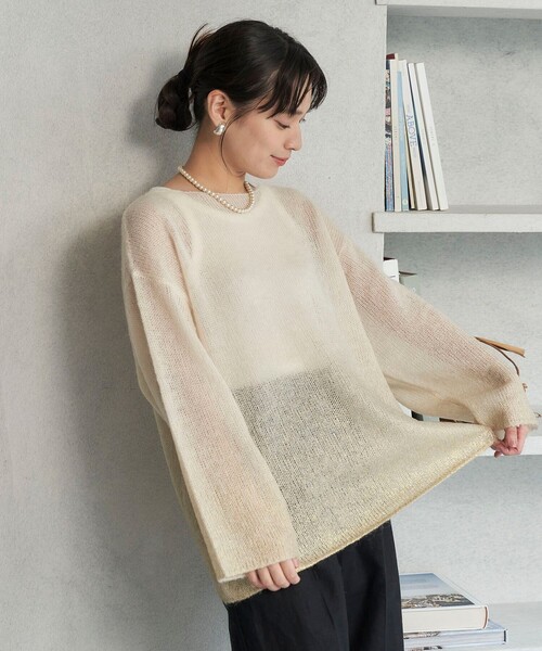 セール】FREAK'S STORE/フリークスストア The Yarn. モヘア 箔ニット