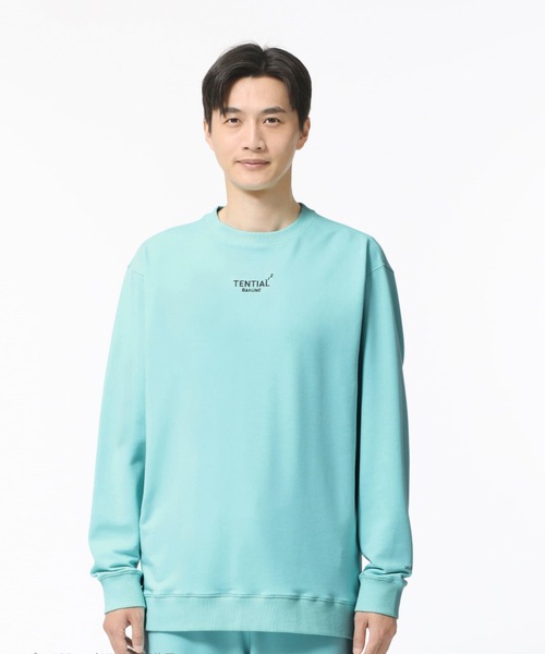 BAKUNE スウェット メンズ ロングスリーブ クルーネック（ルームウェア