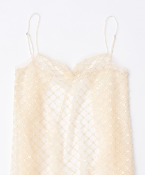 MAISON SPECIAL（メゾンスペシャル）の「Flower Beads Camisole Tunic