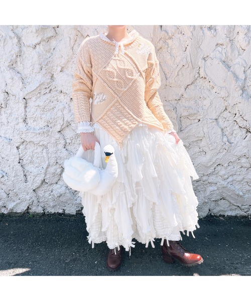 PINK HOUSE（ピンクハウス）の「SWAN LAKE ぬいぐるみバッグ（トート