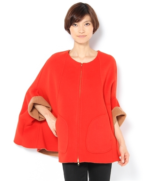 BEARDSLEY（ビアズリー）の「リバーシブルポンチョコート（ポンチョ