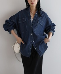 予約商品】「インディゴブルー」に該当するシャツ/ブラウス（デニム