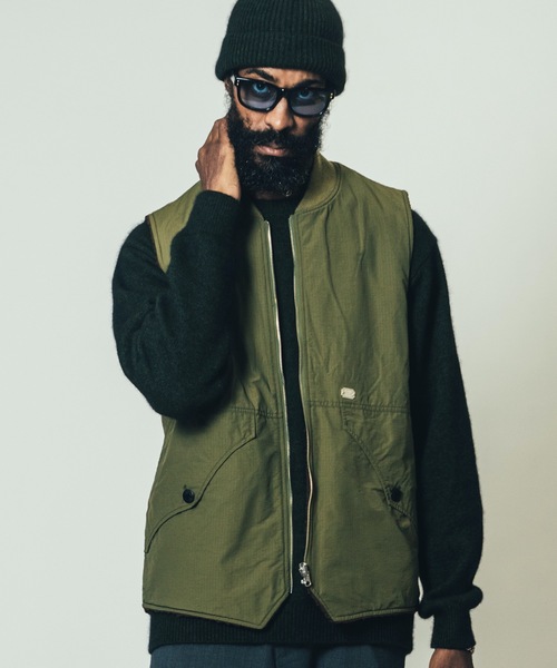 CRIMIE（クライミー）の「RIP STOP BOA MILITARY REVERSIBLE VEST