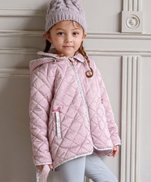 ダウンジャケット/コート（ピンク/桃色系・花柄・ボタニカル柄