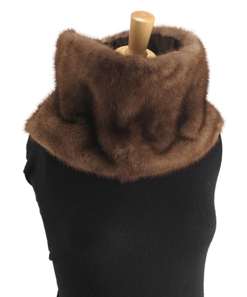 ミンク ファー ネックウォーマー スヌード（ネックウォーマー/スヌード