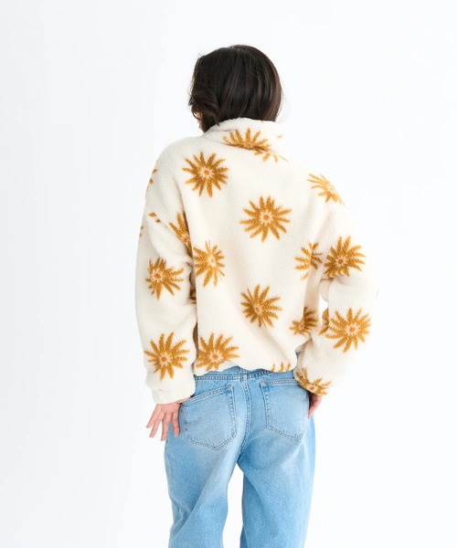 ROXY（ロキシー）の「ALL DAY /ロキシーフラワー柄ジップアップボア