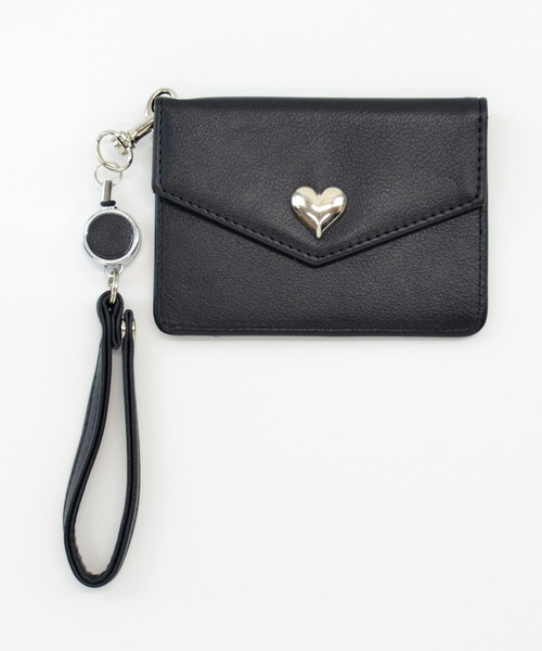 セール】パスケース ハート 定期入れ ICカード ケイシー（パスケース