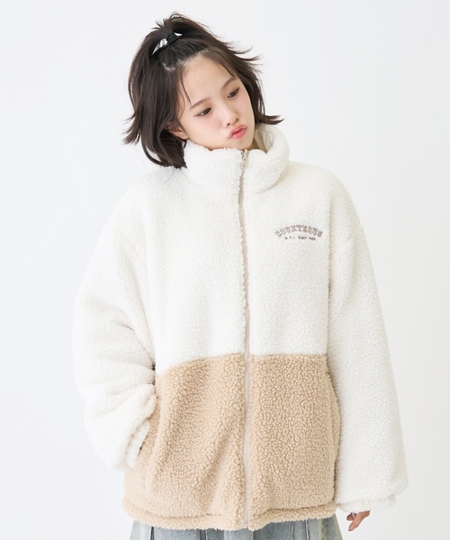 セール】リバーシブルボアブルゾン（ブルゾン）｜LOVETOXIC