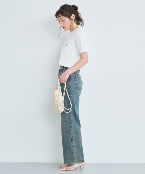 新色ヴィンテージブルー追加】【5色展開】ワイドストレートデニム