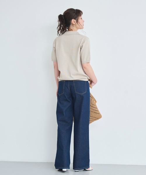 新色ヴィンテージブルー追加】【5色展開】ワイドストレートデニム