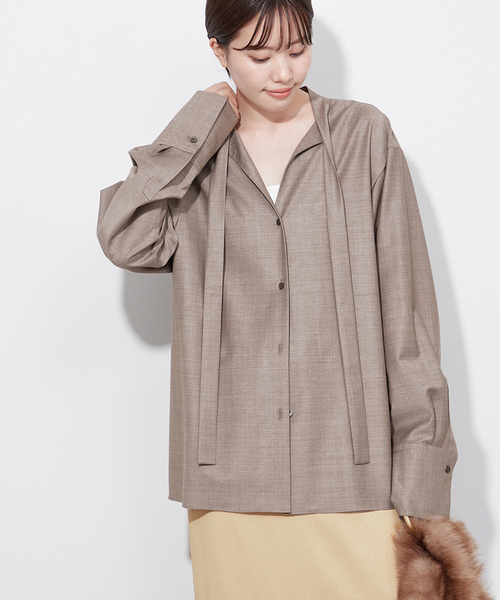 plage（プラージュ）の「【R'IAM】 Tie ブラウス（シャツ/ブラウス