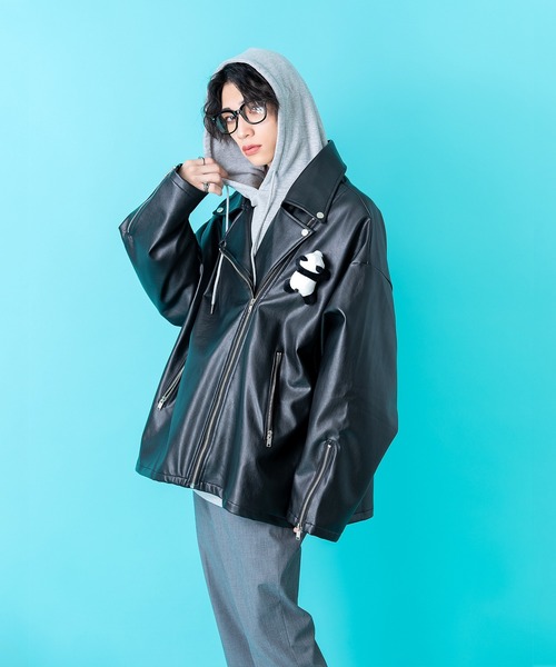 TEDDY ankoROCK ライダースジャケット -オーバーサイズ-（ライダース