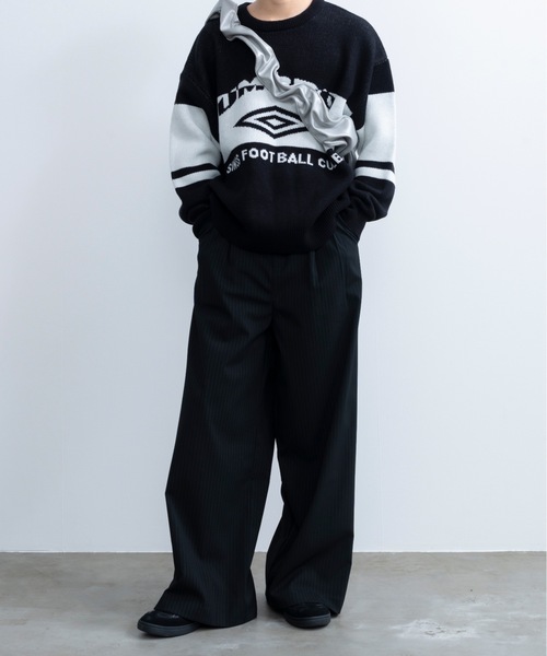 SINSS（シンス）の「UMBRO × SINSS / Oversized knit / オーバーサイズ