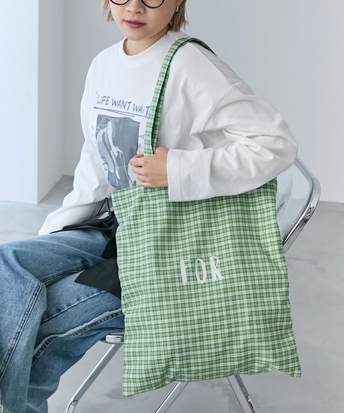 forksy.】アソートシンプルロゴトートバッグ forksy.│MONO-MART