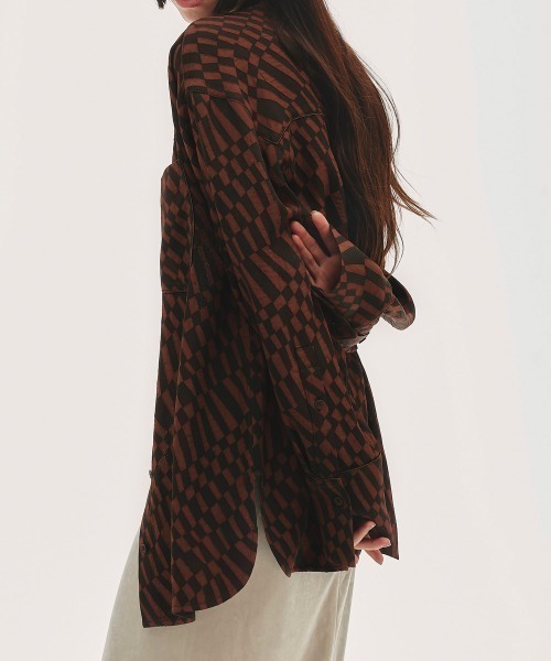 セール】Geometric Over Shirts（シャツ/ブラウス）｜TODAYFUL