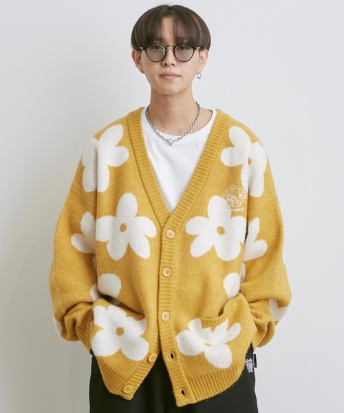 Remember.（リメンバー）の「flower knit cardigan / フラワーニット