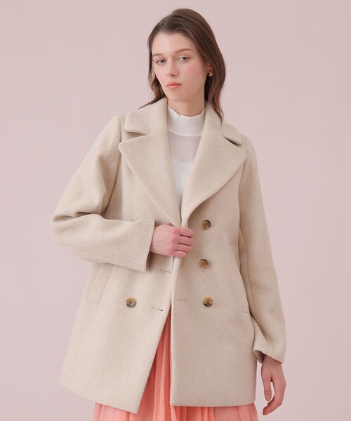 ラムウールビーバーPコート（ピーコート）｜ANAYI（アナイ）の