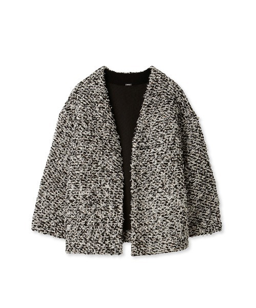 Mila Owen（ミラオーウェン）の「ミックスツイードニットカーディガン