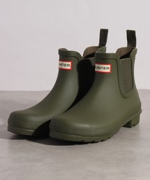 HUNTER｜ハンターのレインシューズ（グリーン・カーキ/緑色系）通販