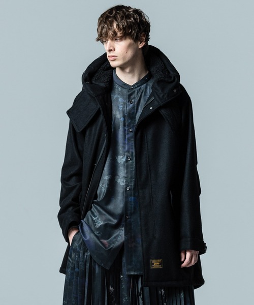 glamb（グラム）の「Hi Neck Mods Coat / ハイネックモッズコート