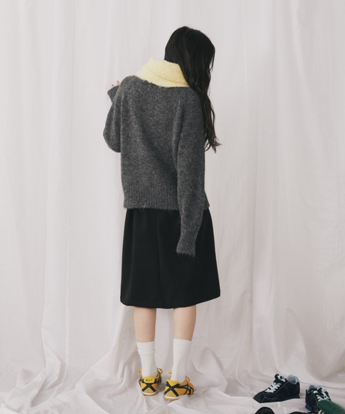 アーガイルニットポロ（ニット/セーター）｜MERLOT（メルロー）の