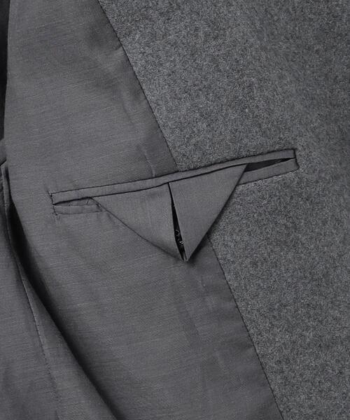 6（ロク）の「＜6(ROKU)＞メルトン ジャケット コート グレー（その他