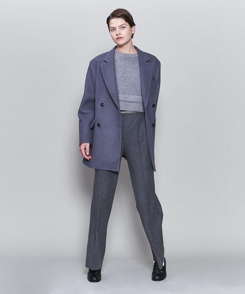 6（ロク）の「＜6(ROKU)＞メルトン ジャケット コート グレー（その他