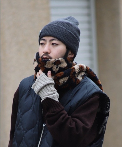 superNova.（スーパーノヴァ）の「Jacquard flower boa muffler