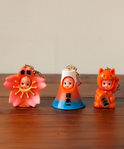別注】オビツ製作所 / オレンジ かぶりものキューピー キーホルダー