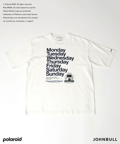 POLAROID Tシャツ（SX-70-1） | ジョンブル公式通販/JOHNBULL ONLINE STORE