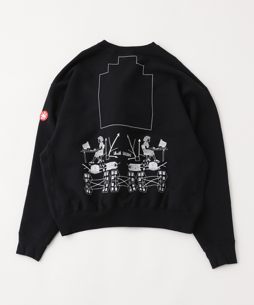 C.E / シーイー】cavempt CHANNEL ENCODING CREW NECK（スウェット