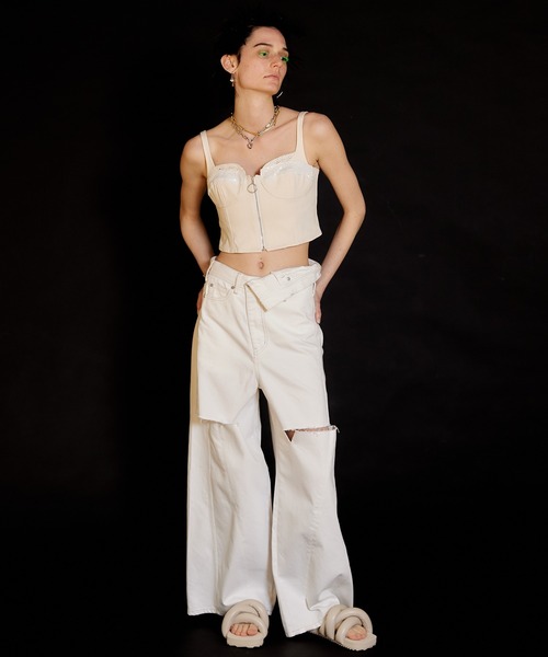 Cotton Stretch Bustier /コットンストレッチビスチェ【MAISON SPECIAL