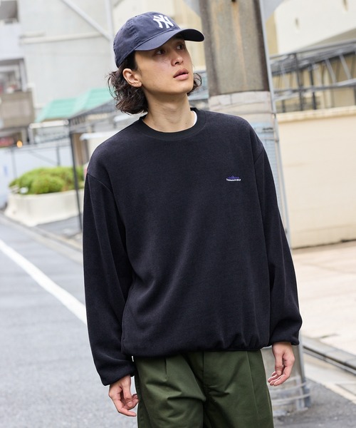 THOUSAND MILE/サウザンドマイル KNIT FREECE CREW NECK PULLOVER