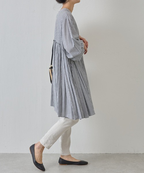 BEARDSLEY（ビアズリー）の「《ビアズリー》先染めギャザーチュニック