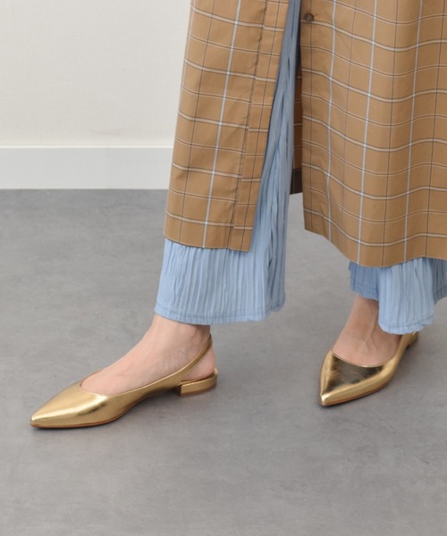 FABIO RUSCONI（ファビオルスコーニ）｜パンプス（ゴールド系）一覧 - WEAR