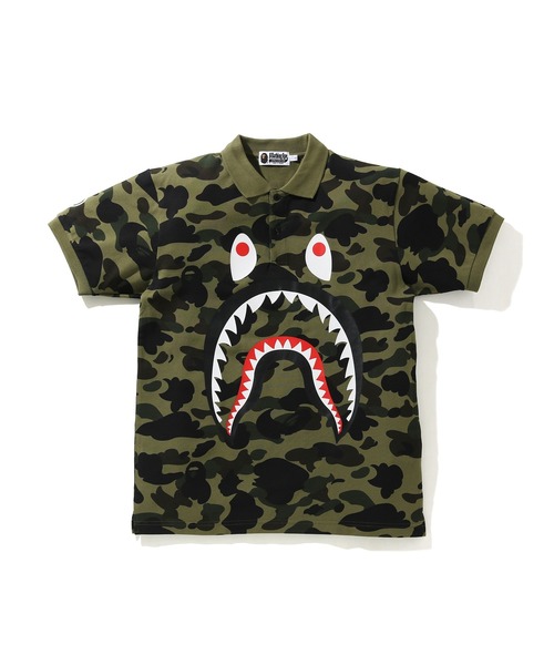 A BATHING APE（アベイシングエイプ）の「1ST CAMO SHARK POLO M