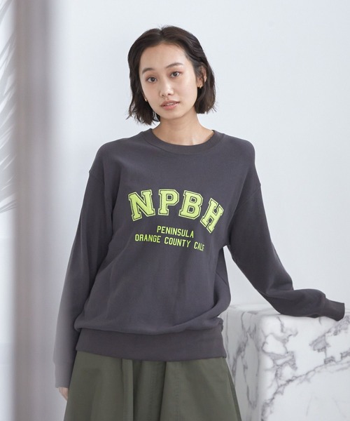 niko and（ニコアンド）の「ヴィンテージライクアソートロゴ裏毛