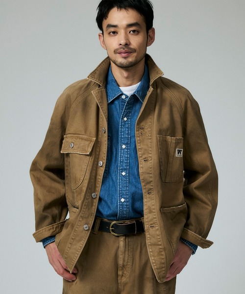 ATELLIER WELLS BY JOHNBULL】カツラギオーバーダイカバーオール