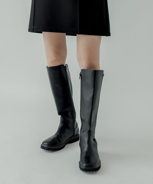 セール】スクエアロングブーツ（ブーツ）｜mystic（ミスティック）の