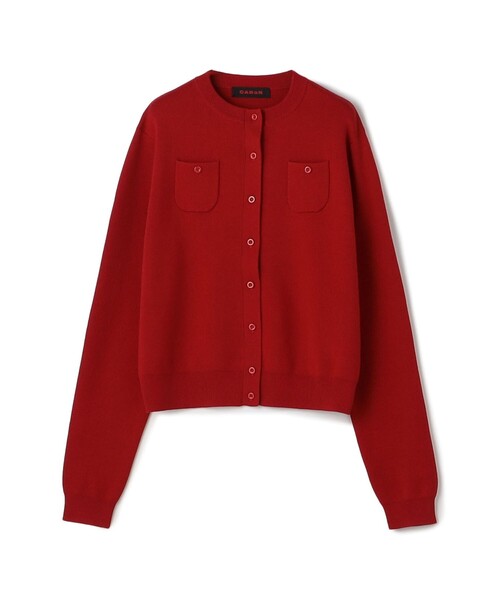 コットンカシミヤ クルーネックカーディガン（カーディガン/ボレロ