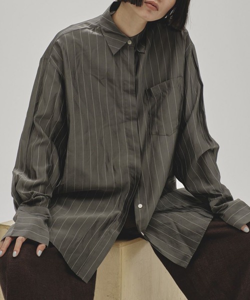 TODAYFUL（トゥデイフル）の「【TODAYFUL/トゥデイフル】Stripe Silky