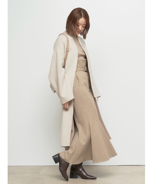 FRAY I.D（フレイアイディー）の「カシミヤ混BALLIリバーコート