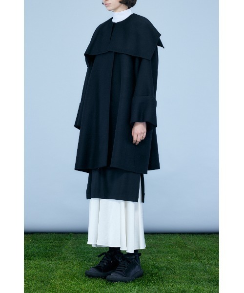 ENFOLD（エンフォルド）の「メルトンリバーケープ Aラインコート
