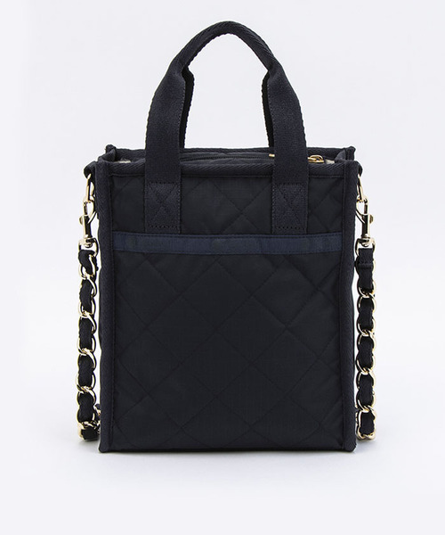 CHAIN MINI N/S TOTE ディープシーブルーキルト（トートバッグ