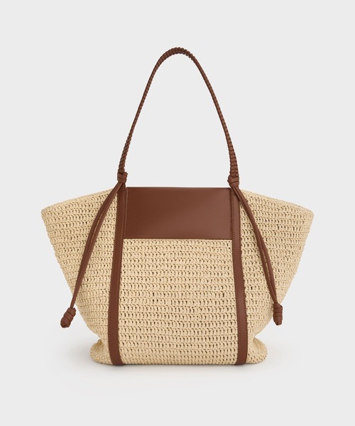 Shalia シャリア ラフィアウーブントートバッグ（トートバッグ